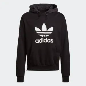 Warm Essentials product industry position adidas Originals ADICOLOR TREFOIL HOODIE | Black | Men's