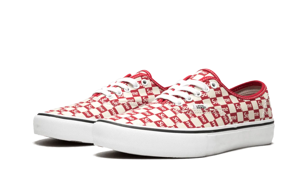 Authentic Pro "Supreme - Checkered Red 2016" Couple Pair