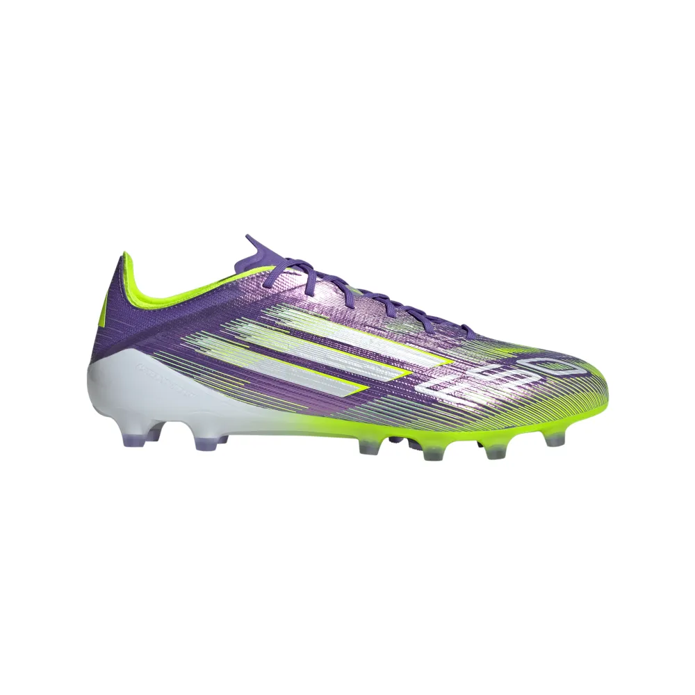 Shoe brushes Multi Density Cushioning Adidas F50 Elite AG Football Boots (Purple Rush/Cloud White/Lucid Lemon)