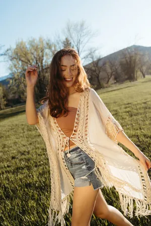 Autumn Layer On-The-Go Vacation Mode Kimono