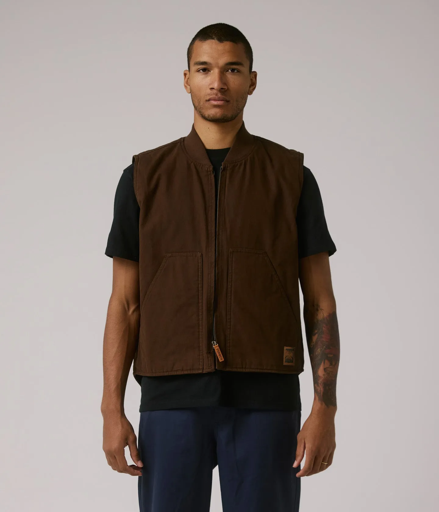 ReinforcedSeams VT CANVAS VEST // BROWN