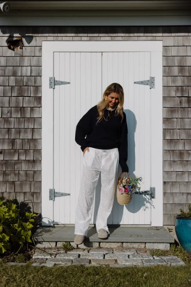 Eyelet Boxer Pants All Season Fashionable Appeal