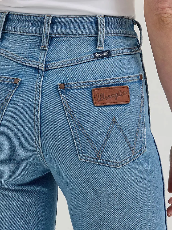 Wrangler Retro Women's Bailey High Rise Trouser in Jordyn Autumn Days Parent Style Bold