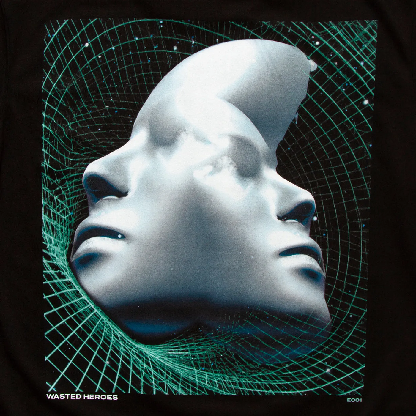 Street Style Entity 001 Back Print - Pullover Hood - Black