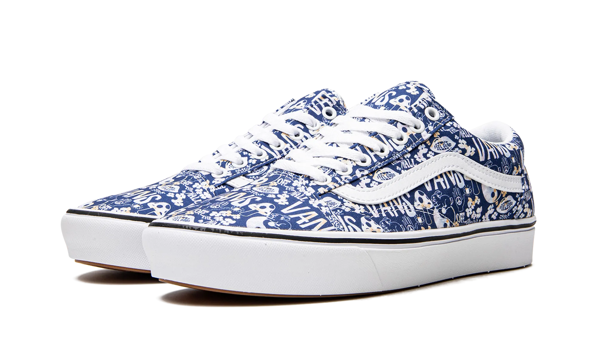 Comfycush Old Skool "Pastel Tie Dye" Smooth zipper closure