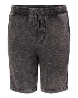 Body Stretch Independent Trading Co. Men's Mineral Wash Fleece Shorts