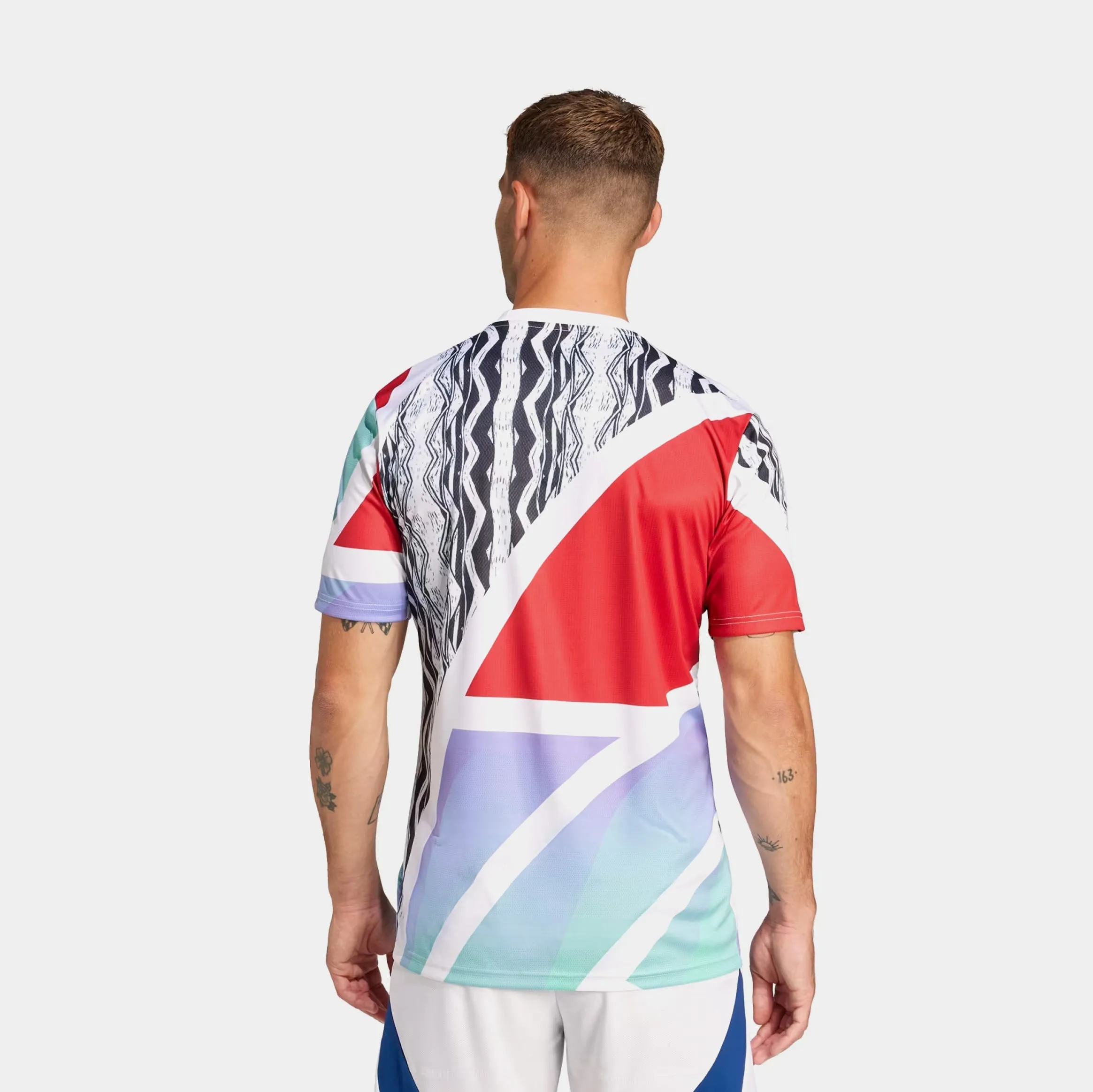 Dynamic Style Arsenal 24/25 Pre Match Mens Jersey (White/Red)