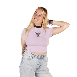 Lavanda Moth - Crop Top Fashion-Forward Fit