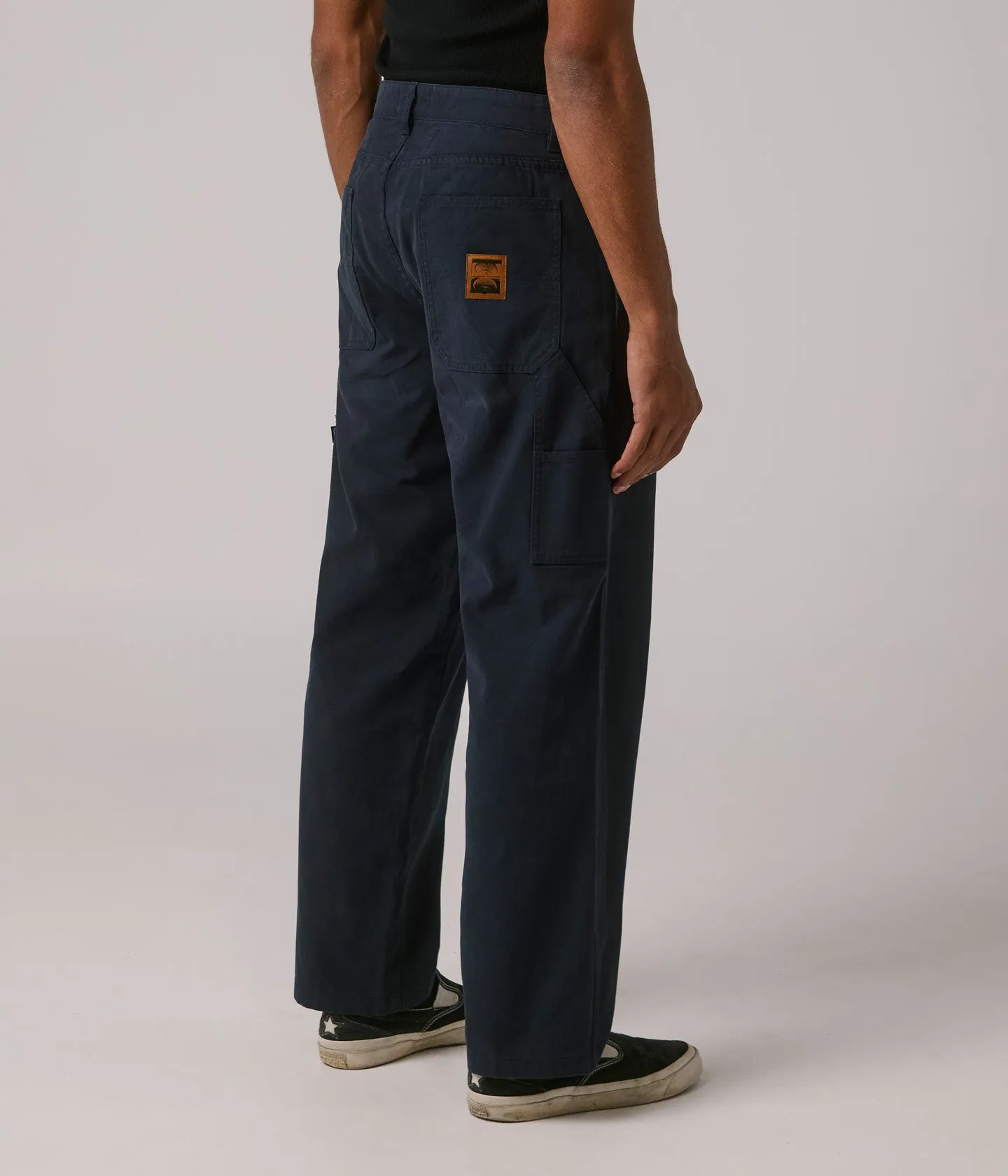 Classy Fit No Fuss Fit VT CANVAS DISTEND CARPENTER PANT // WORN NAVY