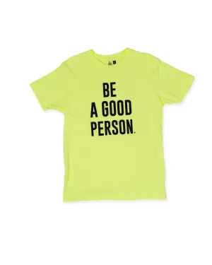 Signature T-Shirt - Neon Yellow Layered Style