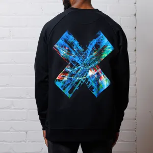Alien X Imprint - Sweatshirt - Black Cozy Hoodie Wear stud accents