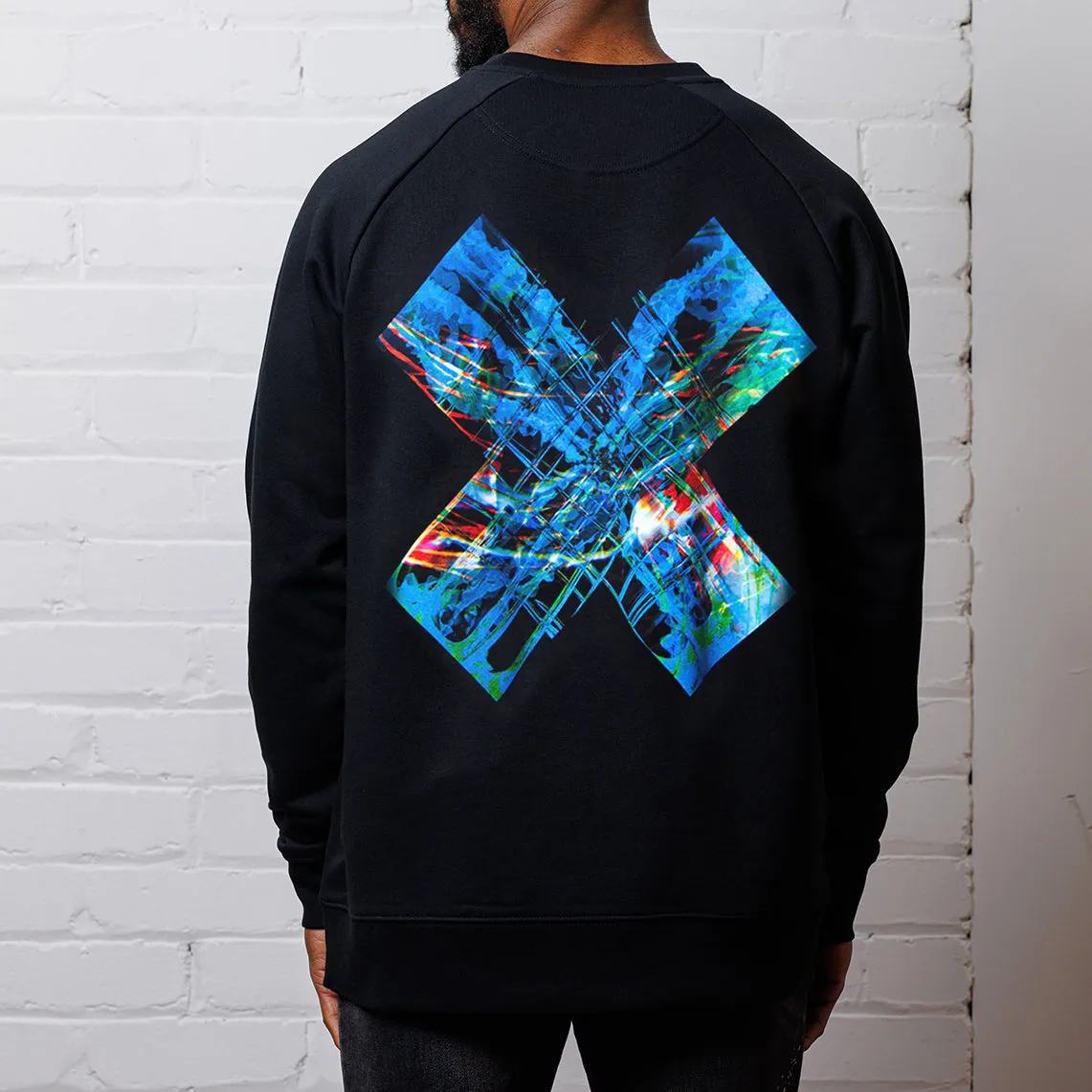 Alien X Imprint - Sweatshirt - Black Cozy Hoodie Wear stud accents