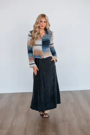 Salinna Wrap Skirt Outfit Essence Fringe Detail