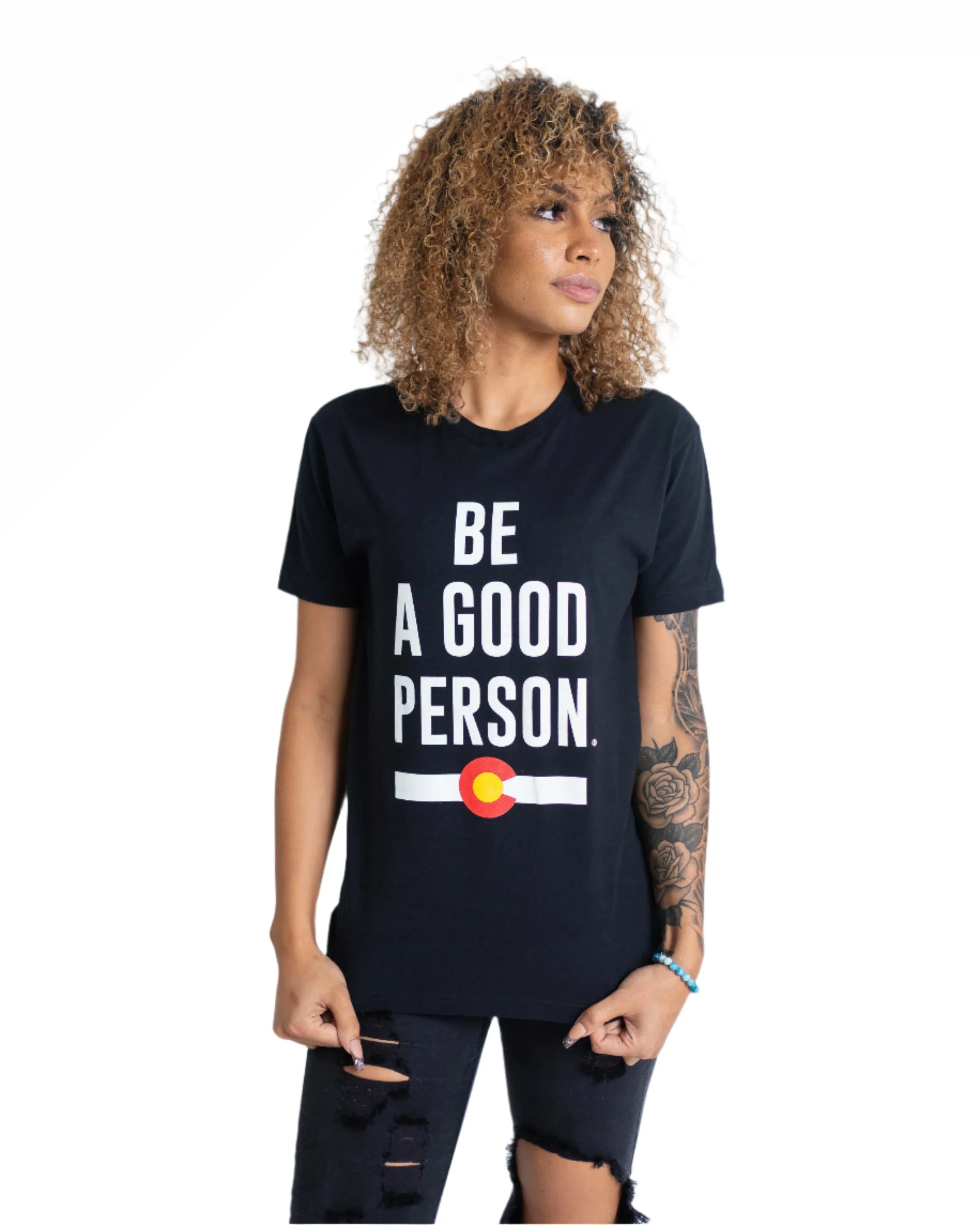 Pocket Reinforcement Signature Colorado Hometown T-Shirt - Black