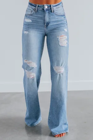 Kimora Risen Jeans - Medium Wash Beach Day Modern
