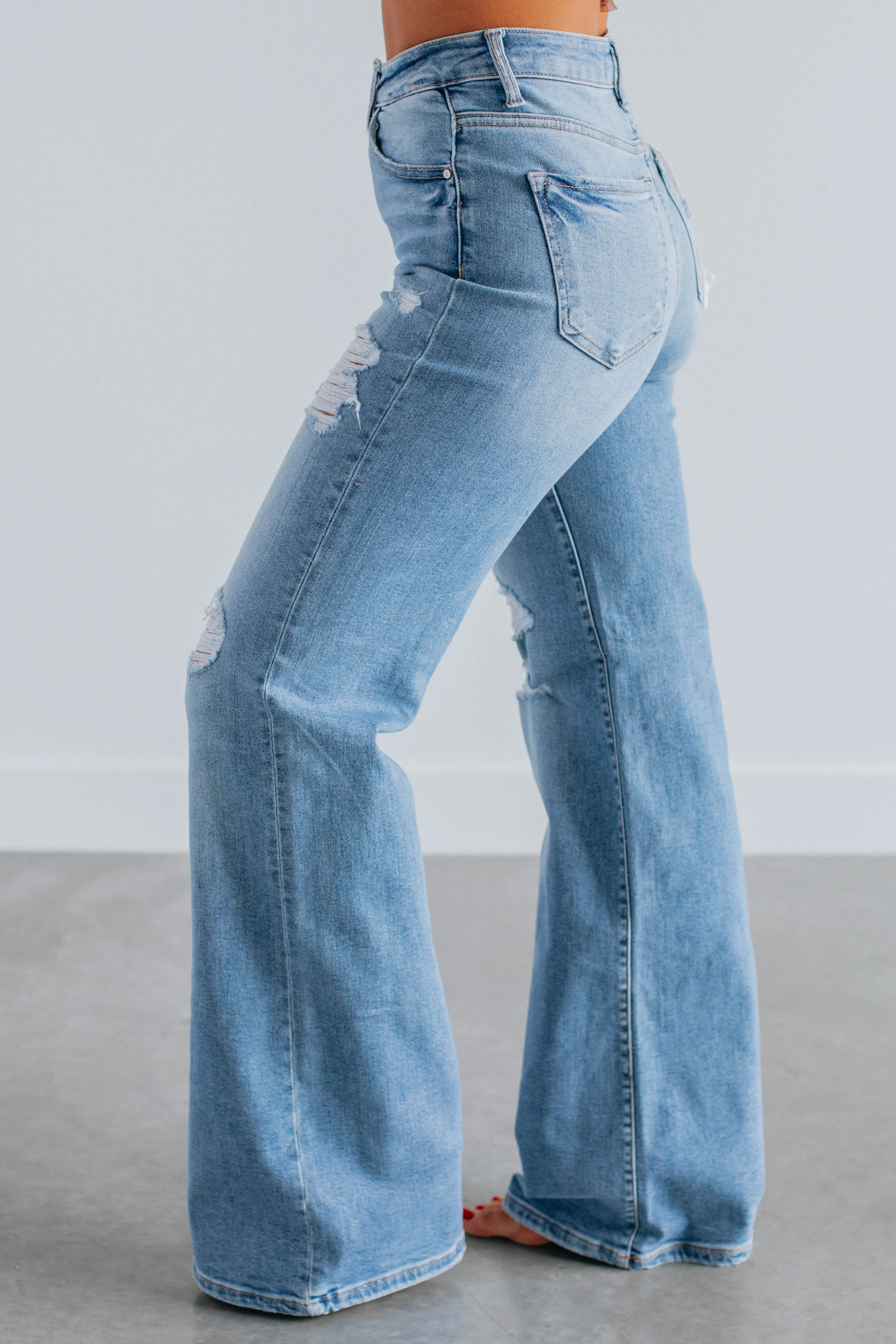 Kimora Risen Jeans - Medium Wash Functional Wear