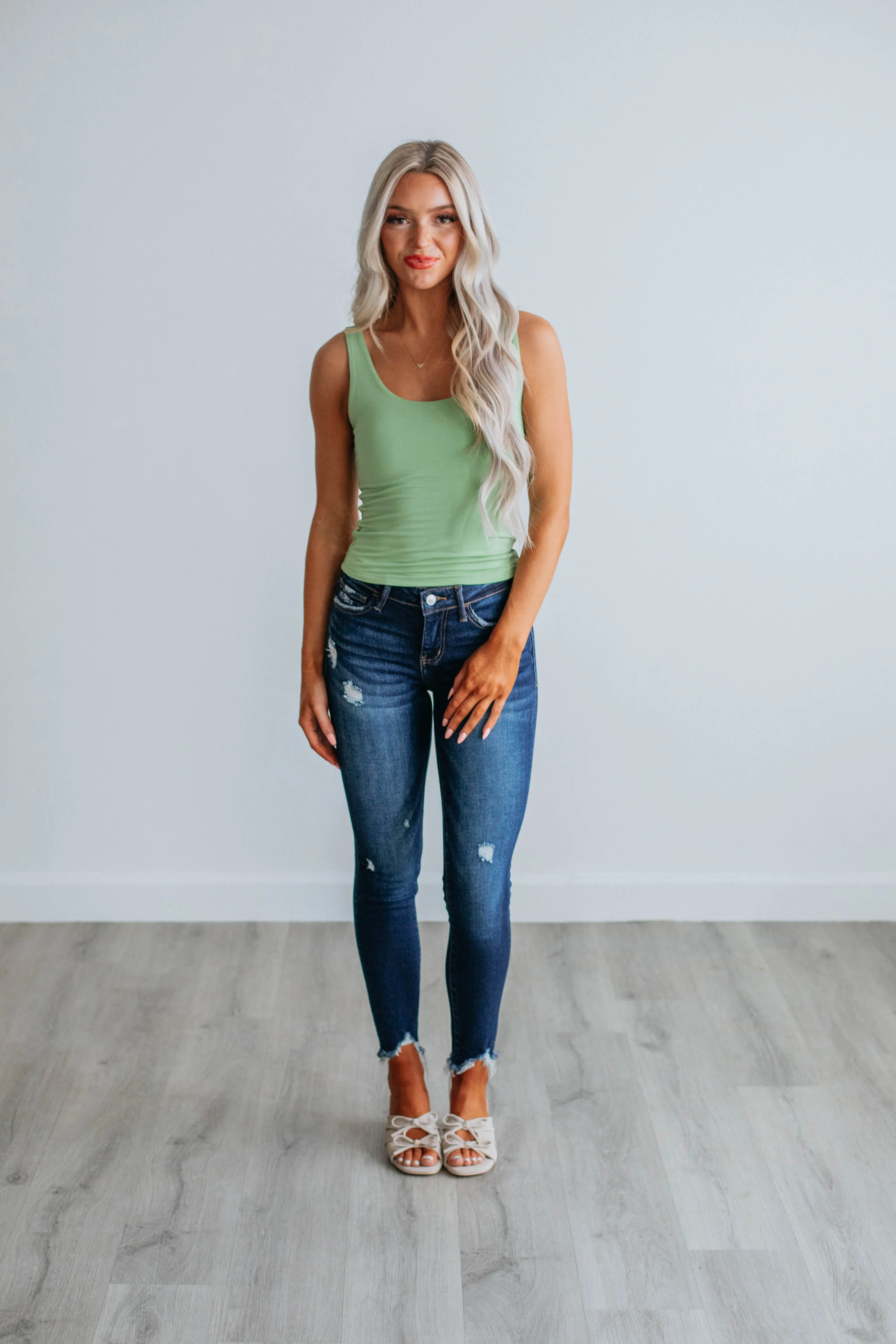 Delta Basic Tank - Sprout Fresh Comfort Style Casual Appeal