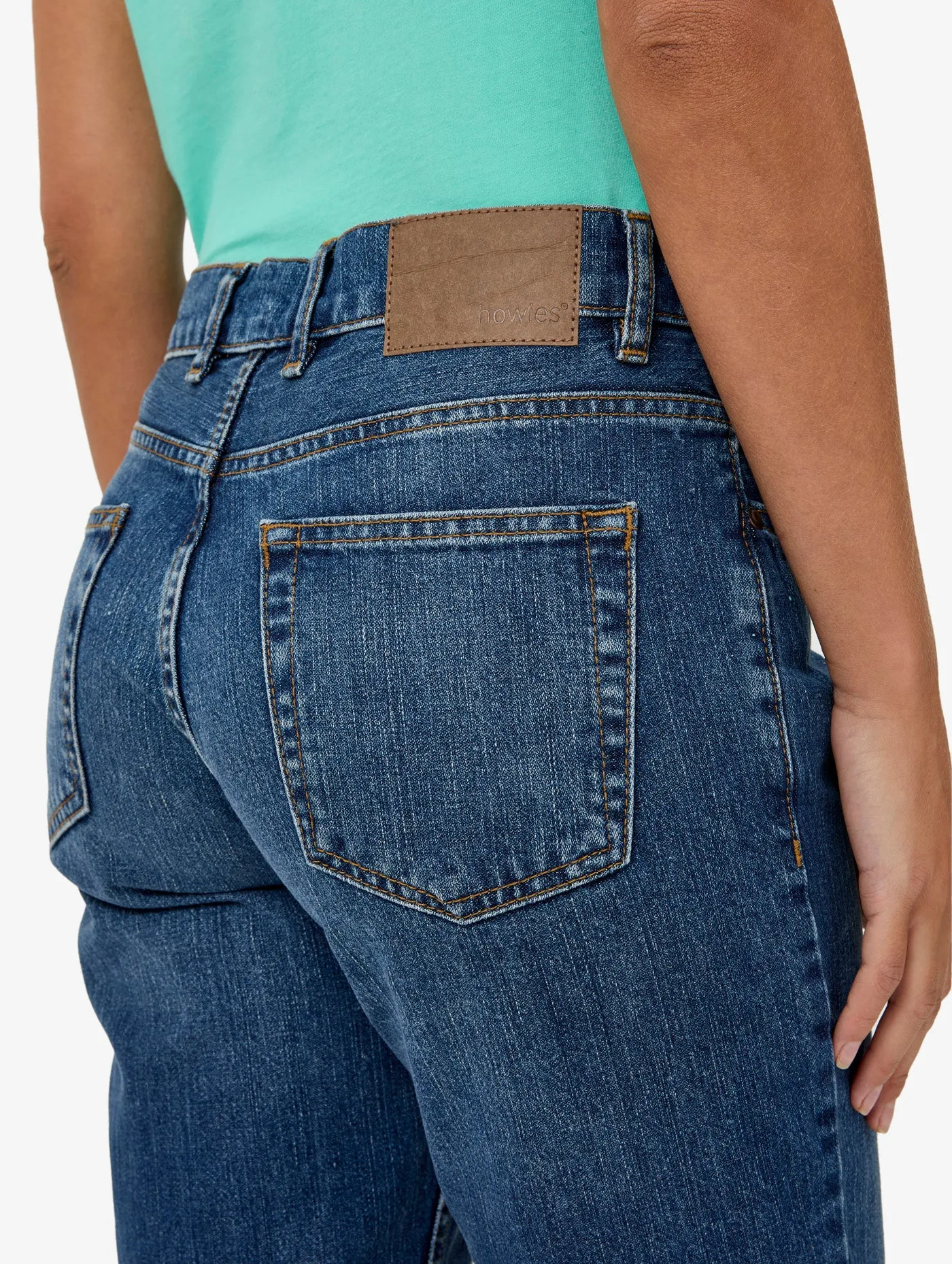 Women's Sarn Syml Organic Jean (Mid Wash) Base Fit Piece Casual Chic