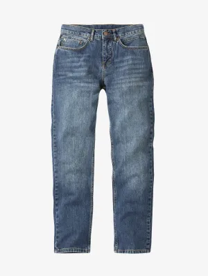Elegant Vibrant Textured Women's Sarn Syml Organic Jean (Mid Wash)