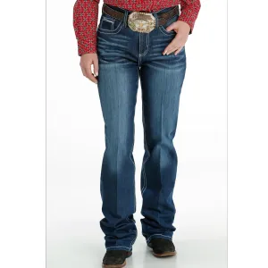 Cinch Women's Emerson Jean in Dark Stonewash Travel Outfit Street Fashion Creative Look