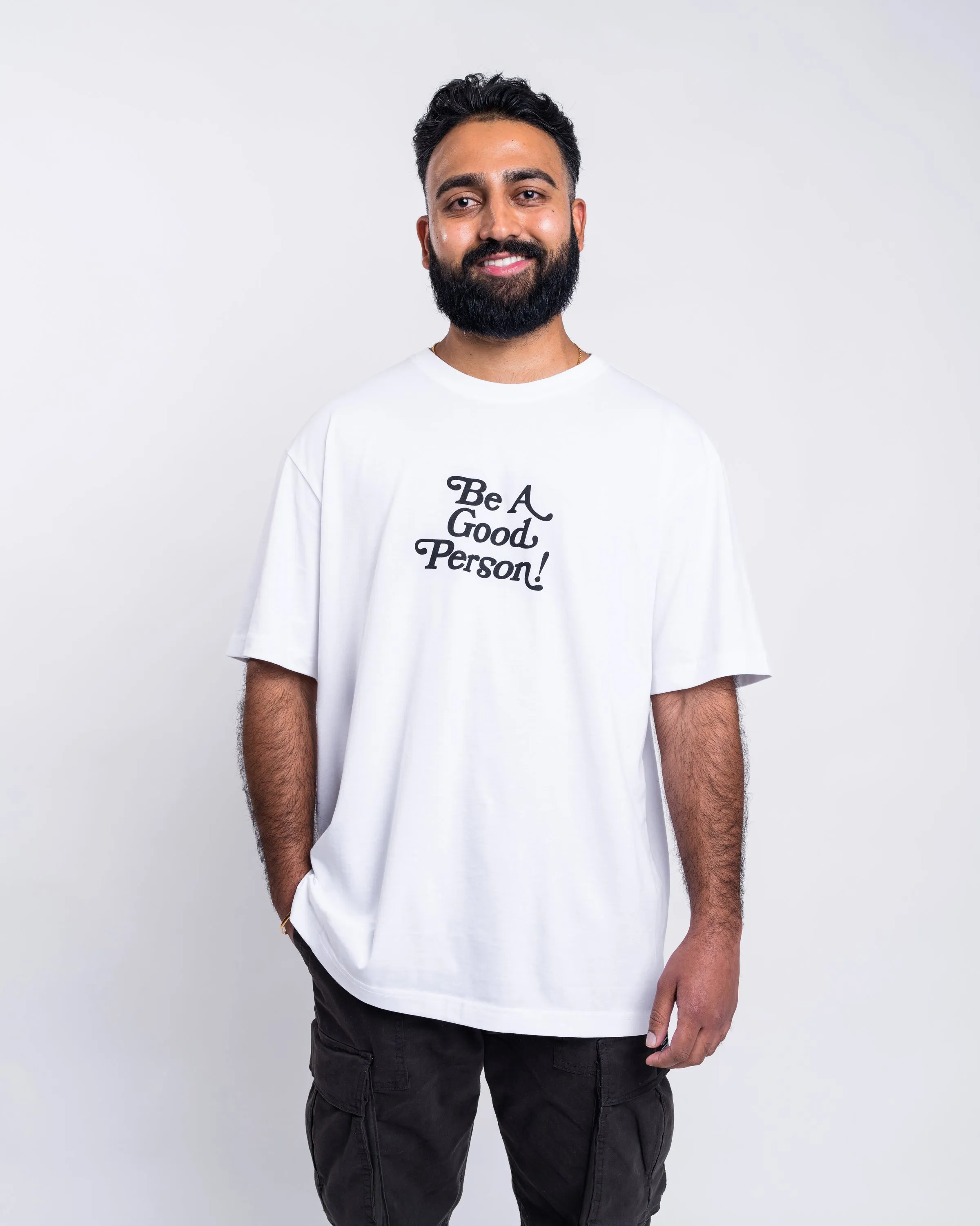 Edgy Fun Prints Exclamation T-Shirt - White