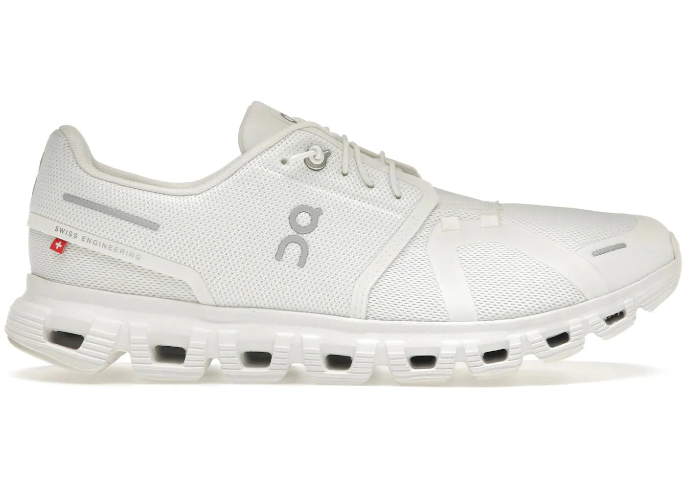 Ventilated Airflow Channels On Running Cloud 6 All White (Women'S)
