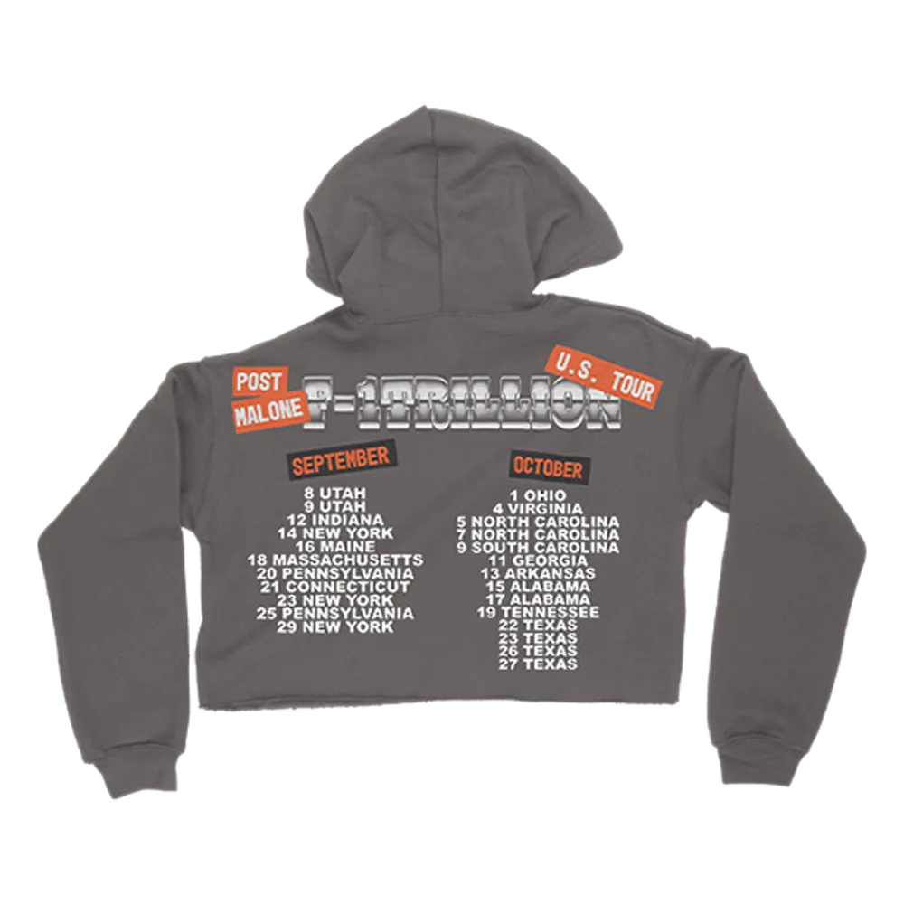 comfortable for sitting F-1 Trillion Tour Crop Hoodie