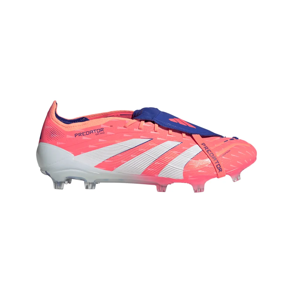 Adidas Predator Elite Fold-Over Tongue FG Football Boots (Signal Coral/White/Beam Orange) field hockey shoes