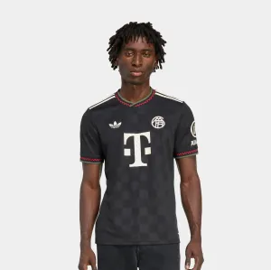 Full Sleeve Design FC Bayern 26/26 Third Mens Jersey (Black/Red)
