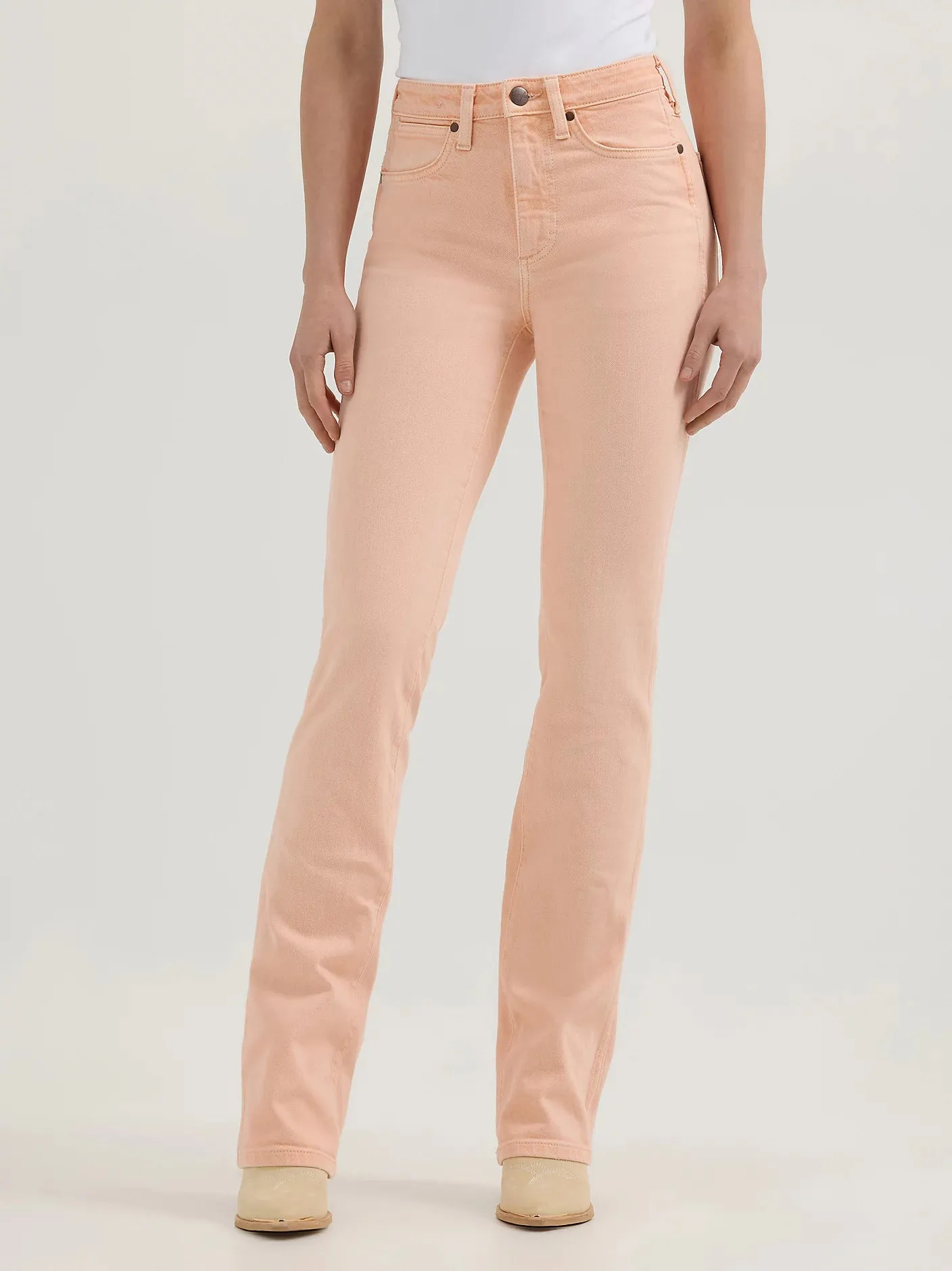 Wrangler Retro Women's Bailey High Rise Colorwash Bootcut Jean in Audrey Daily Driven Comfy Choice