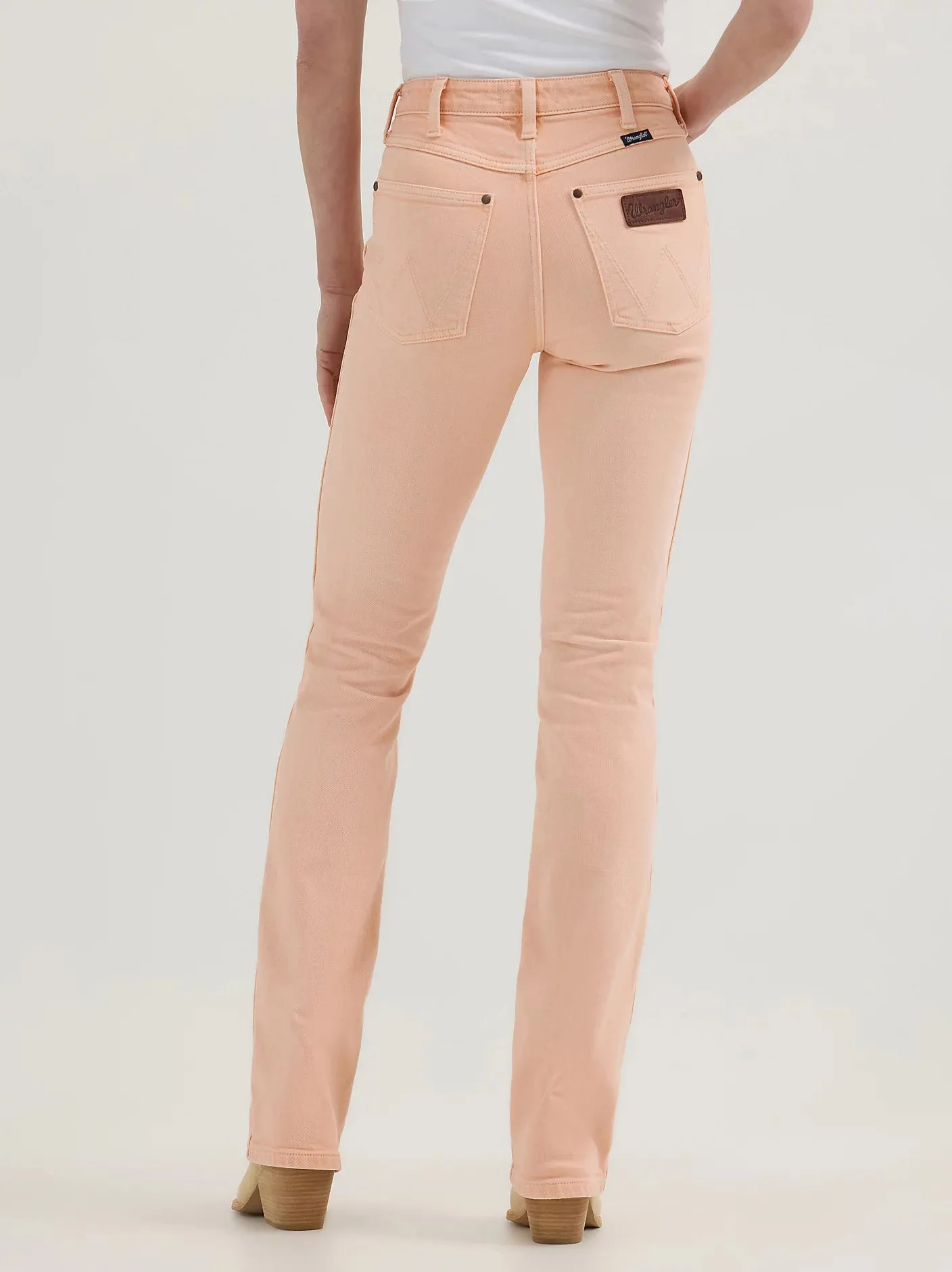 Wrangler Retro Women's Bailey High Rise Colorwash Bootcut Jean in Audrey Everyday Comfort Comfy Choice