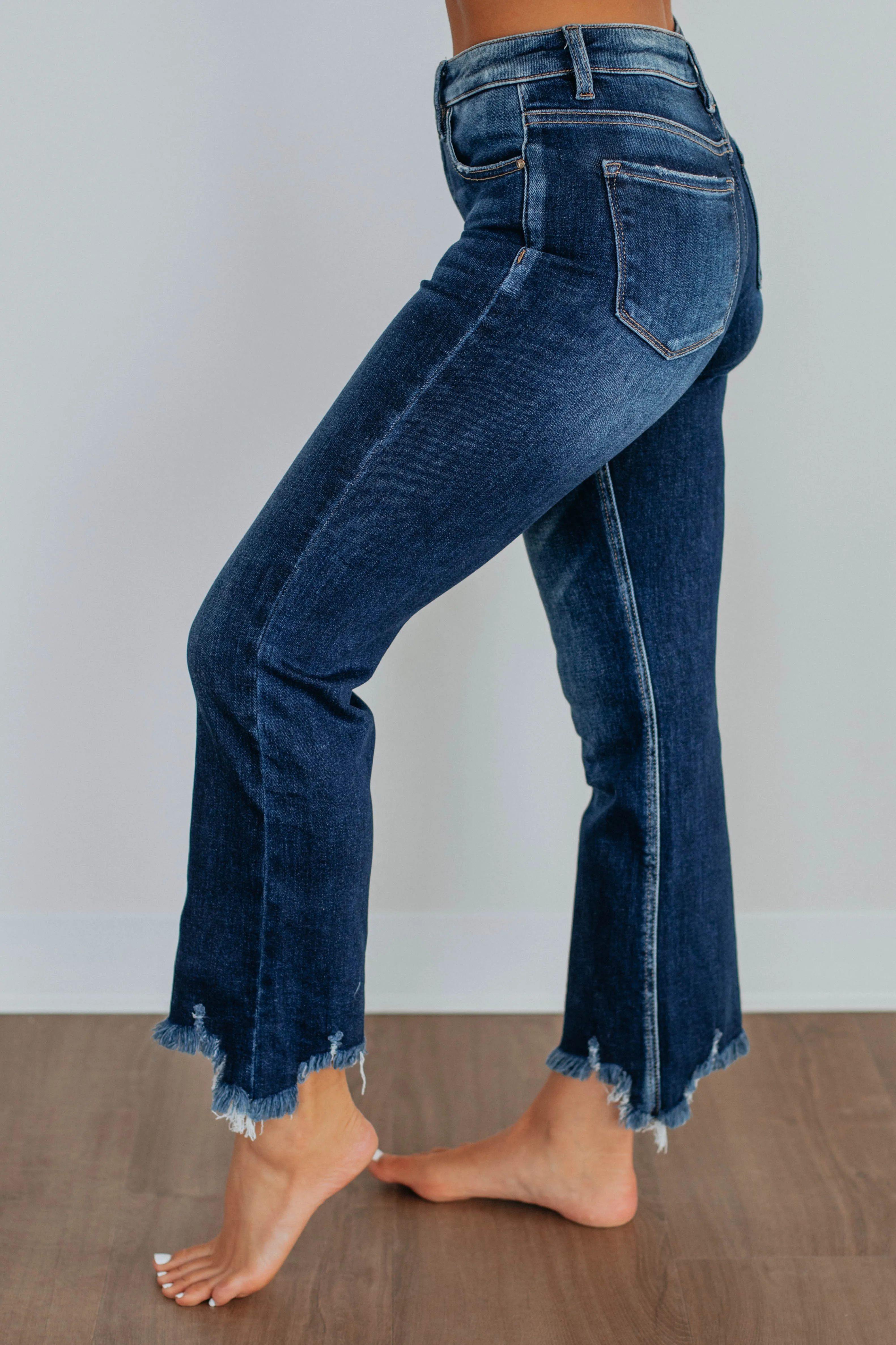 Movement Friendly Spring Mood Smooth Work Meeting Neona Risen Jeans - Deep Blue