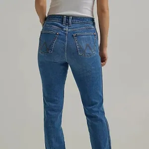 Wrangler Retro Women's Bailey High Rise Bootcut Jean in Ember Urban Ready Slim Design