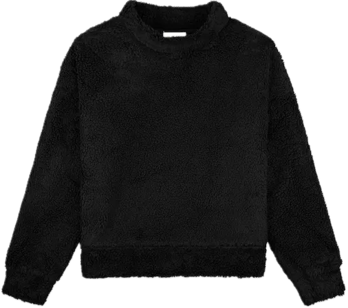 Fleece Teddy Mockneck Comfy Essentials