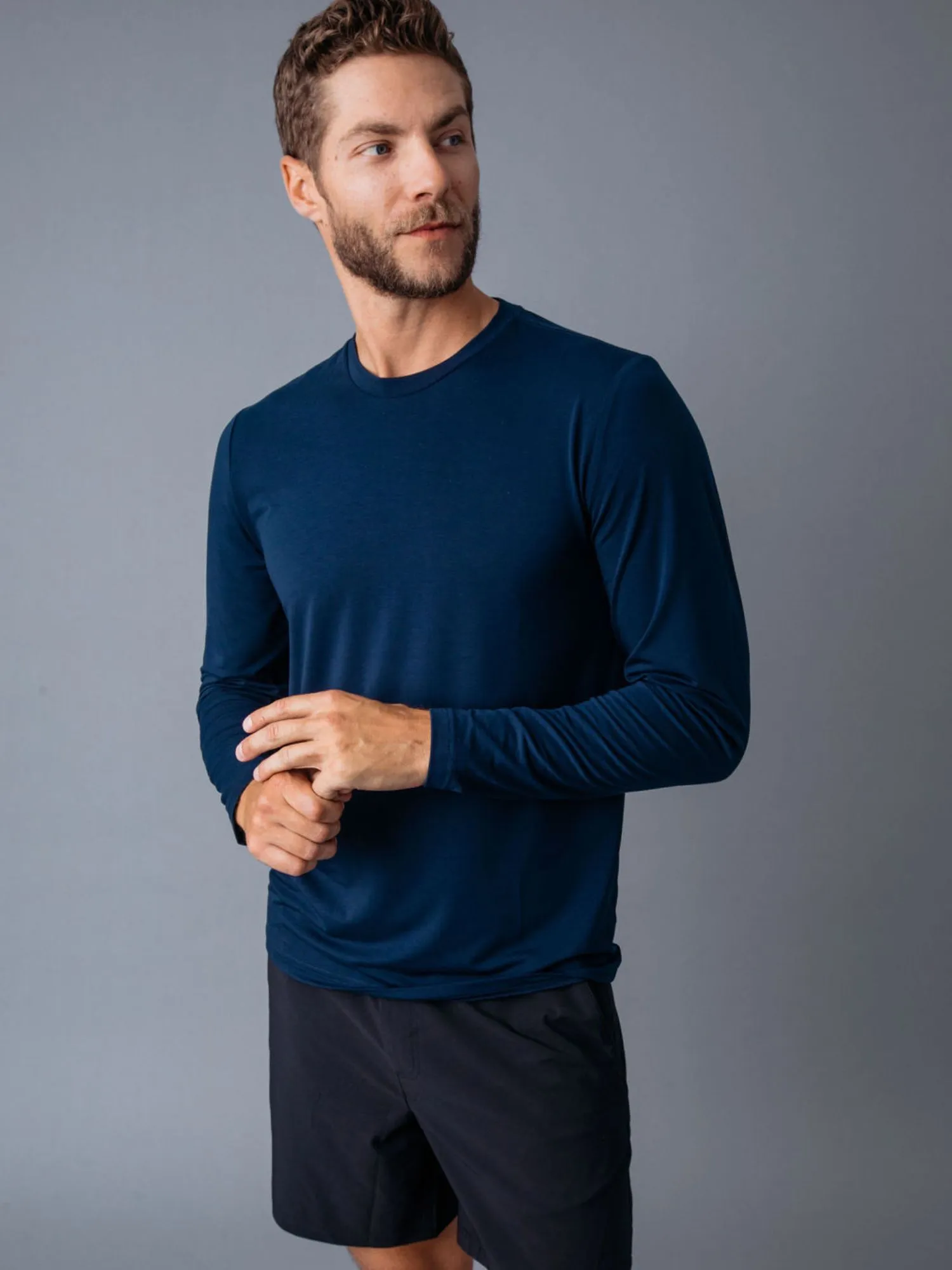 Best Sellers Performance Long Sleeve Crew 3-Pack Anti Static Finish Comfortable Stretch