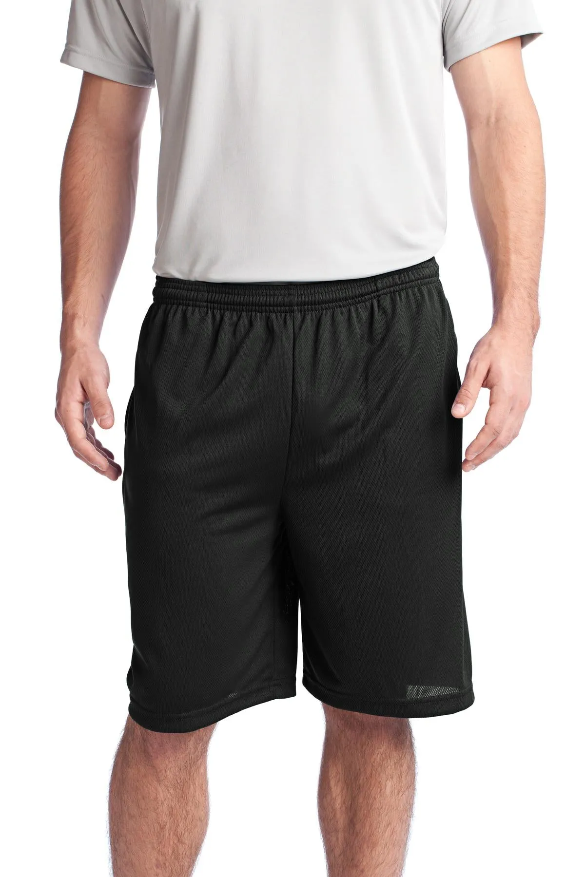 Moisture Management System Sport-Tek Men's PosiCharge Tough Mesh Pocket Shorts