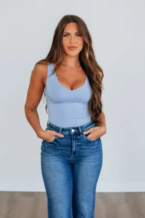 Comfort Stretch Fit Rio Basic Tank - Chambray