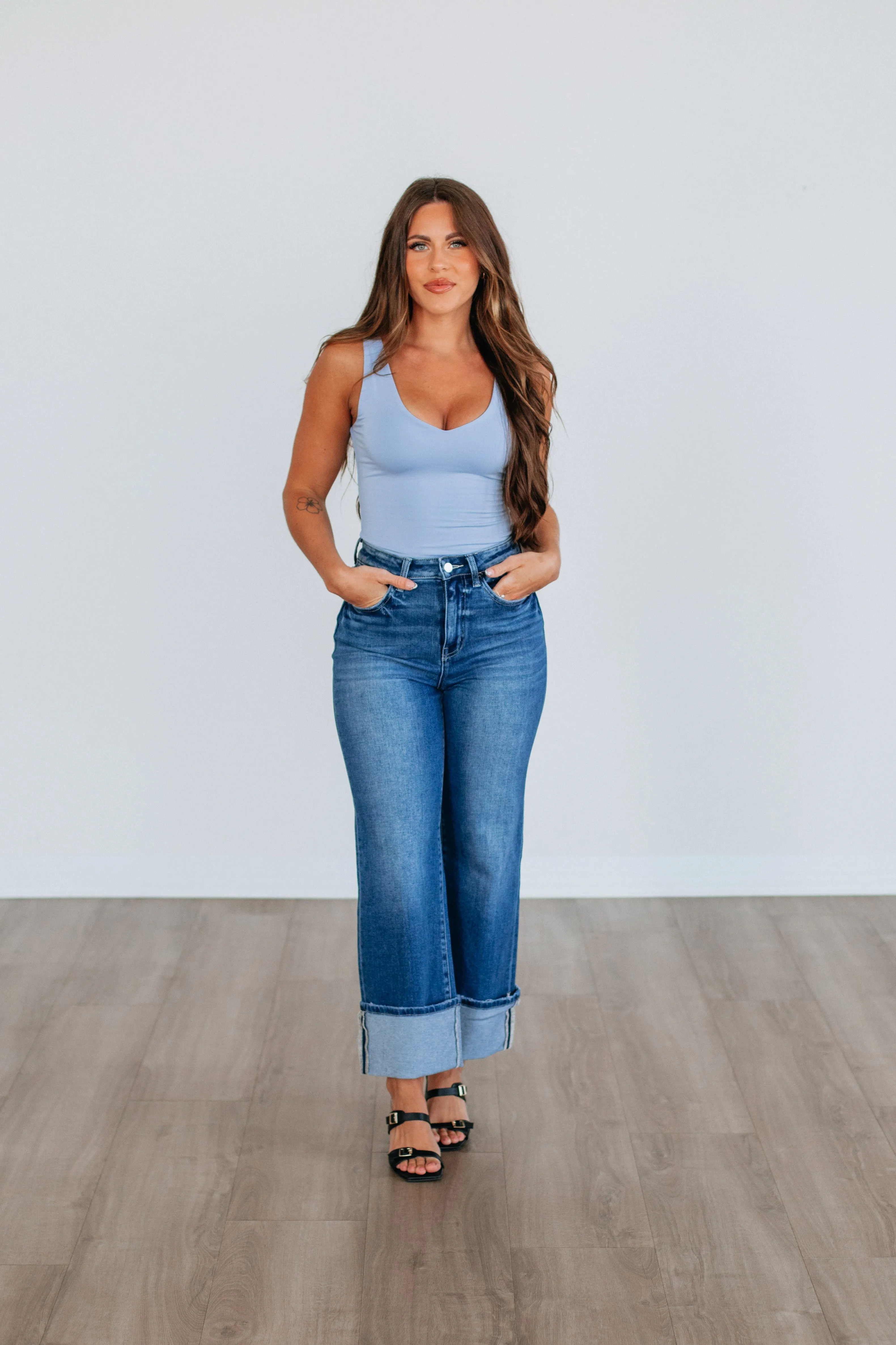 BreathableMaterial Playful Design Rio Basic Tank - Chambray