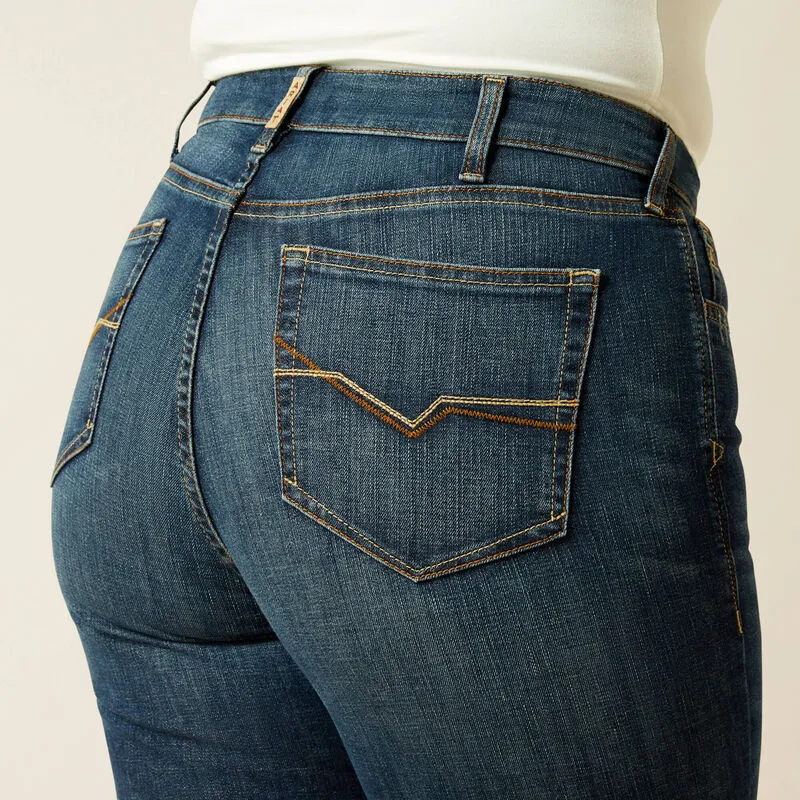 Ariat Women??s Perfect Rise Ruth Slim Trouser Jean in Arkansas (Plus Size) Durable Hardware Office Wear Couple Look Work Ready