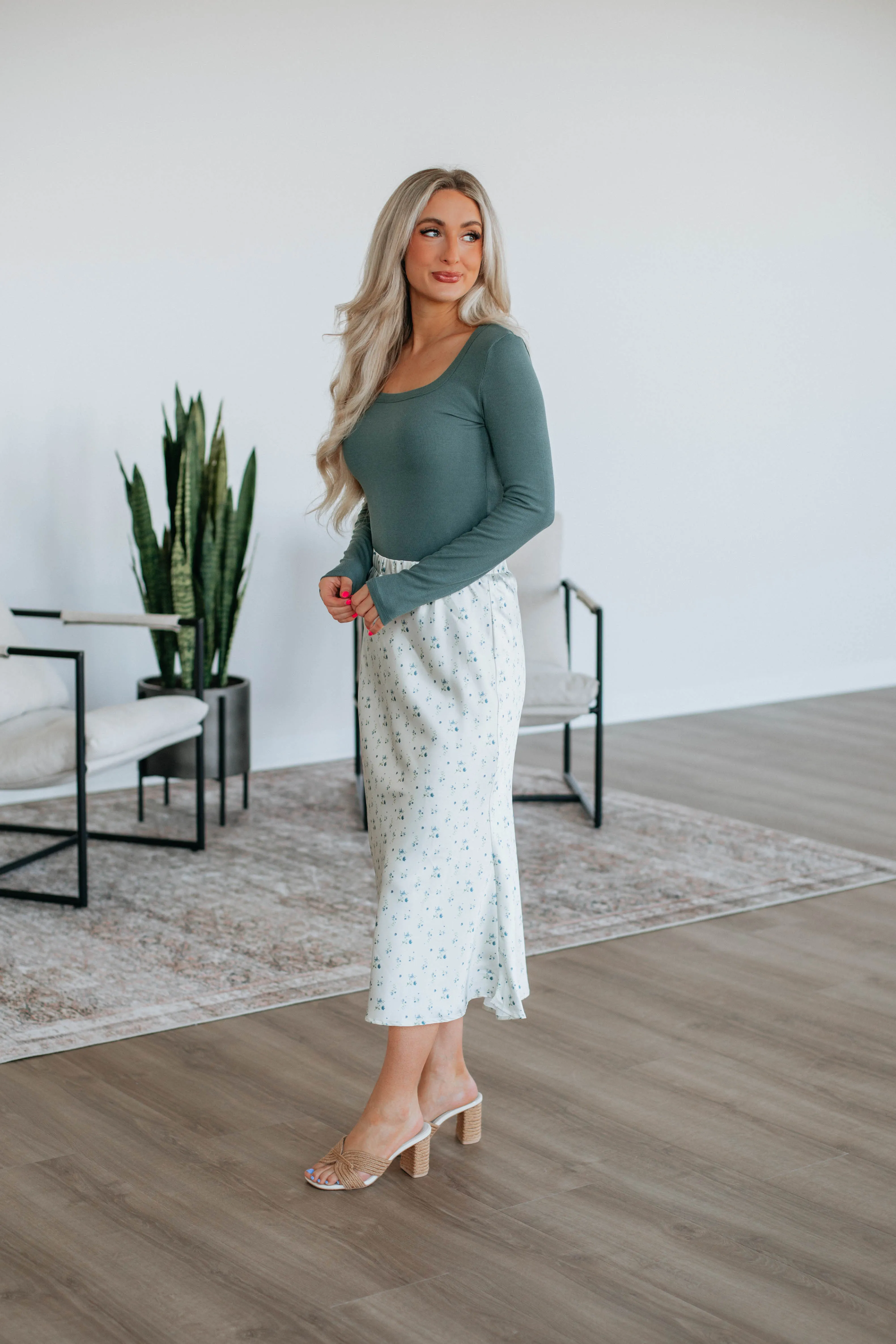 Denalia Floral Skirt Layered Style