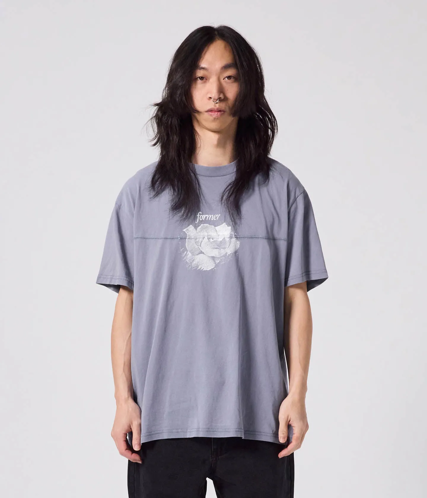 Fit Design Athletic Wear FOLIUM T-SHIRT // WASHED STEEL