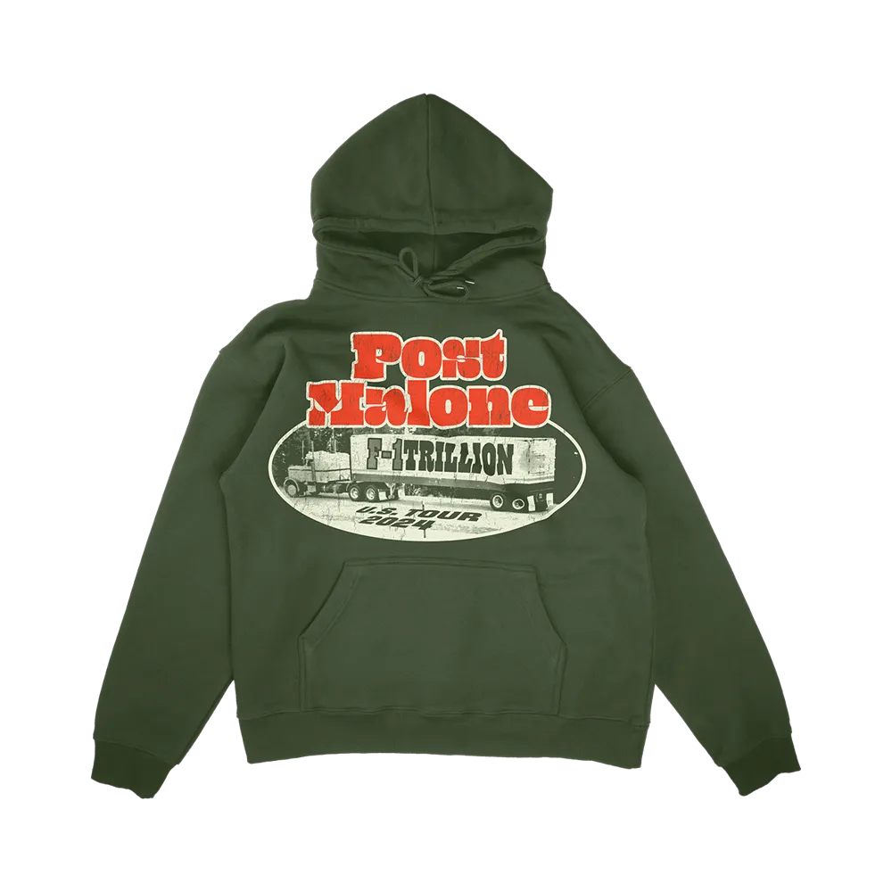 product office appropriate professionalism Fashionable Hoodie F-1 Trillion Green Tour Hoodie
