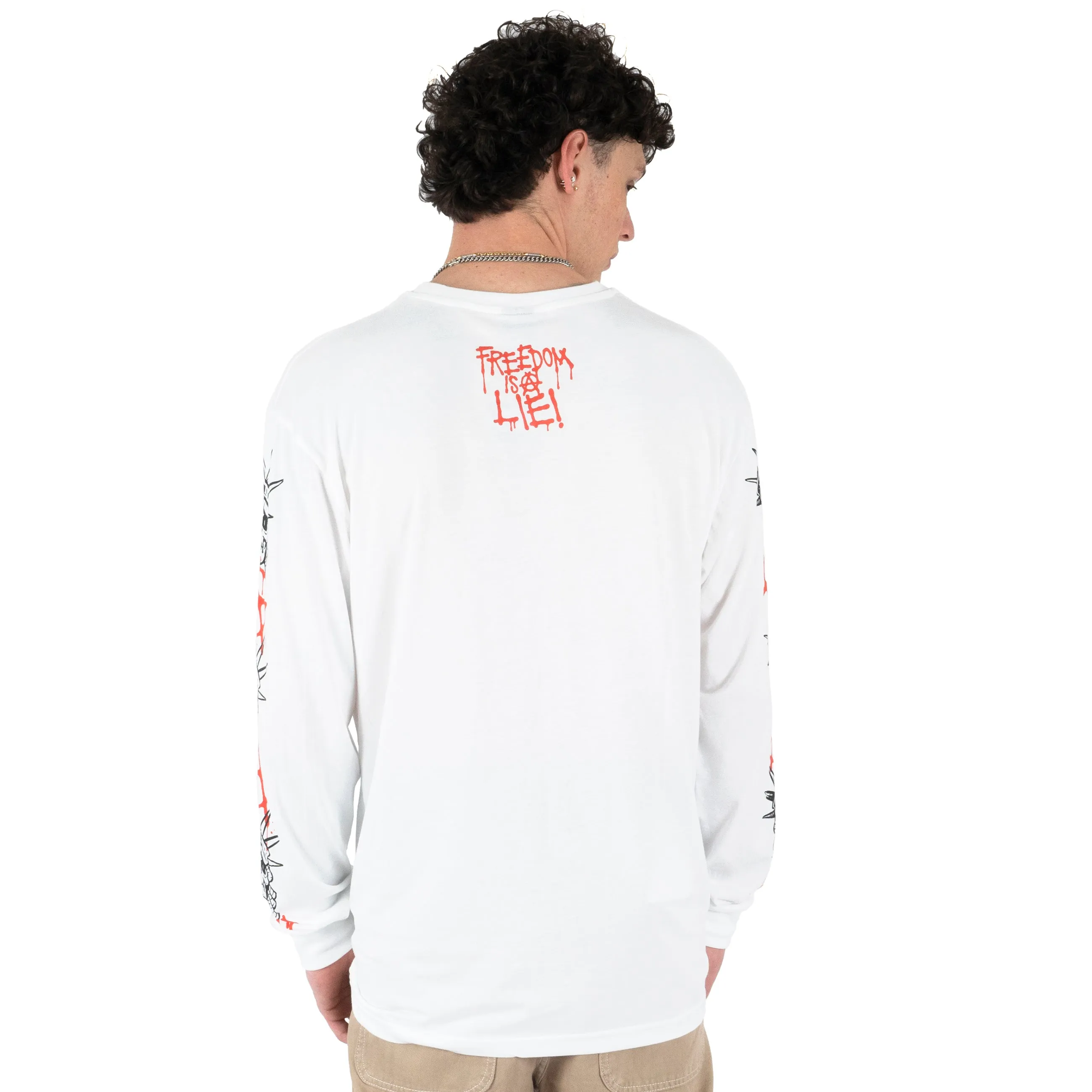 Heat Transfer Printing Fresh Trend Freedom is a lie - Long Sleeve