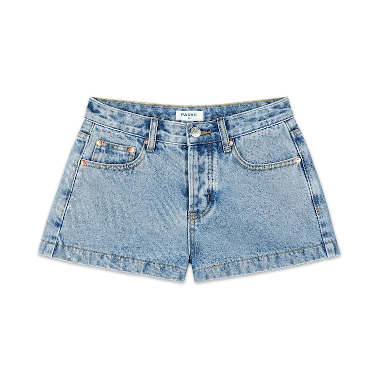 Denim Mini Shorts Active Layer Fit Chill Mood