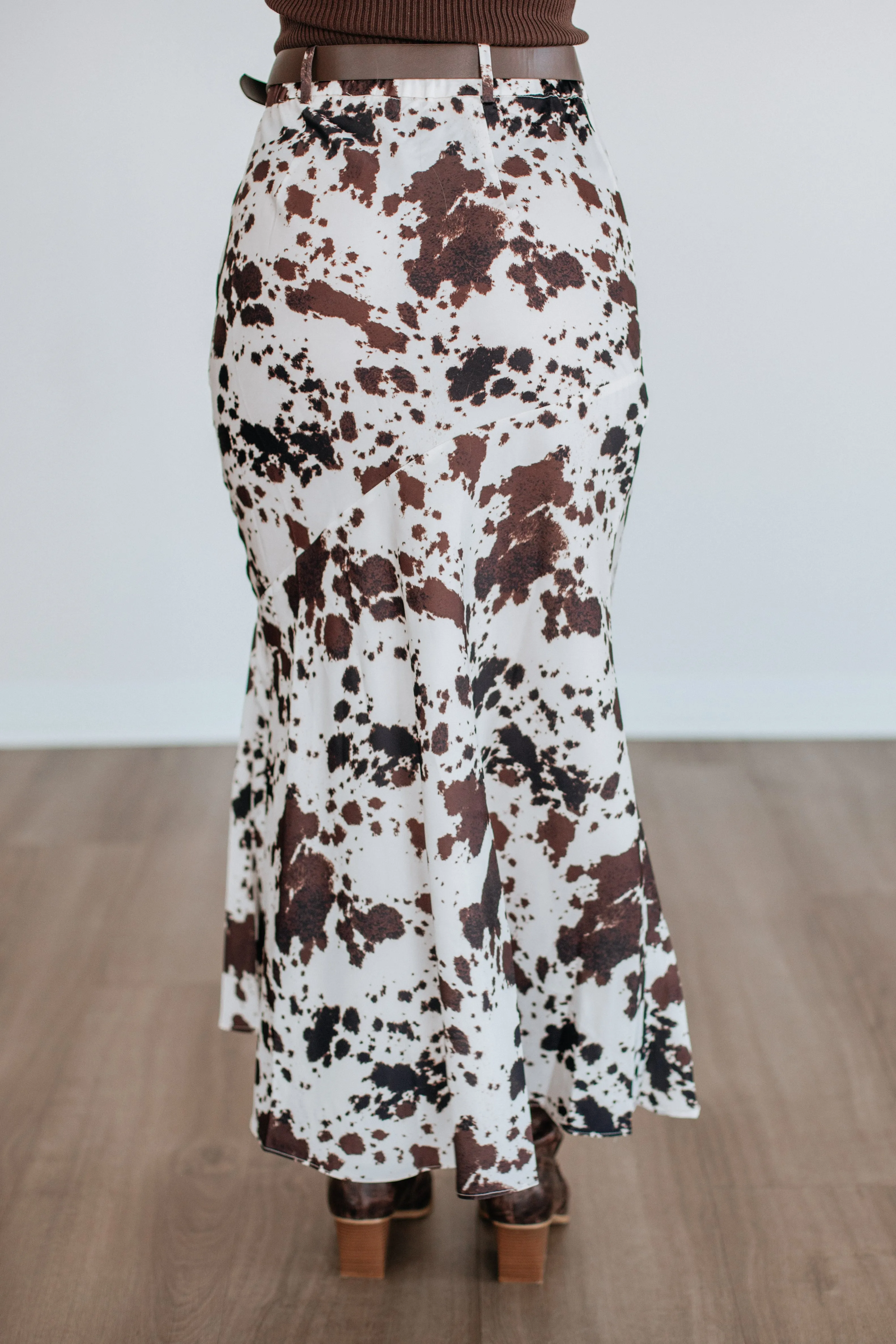 Hoedown Honey Maxi Skirt Polka Dot Elasticized Hem