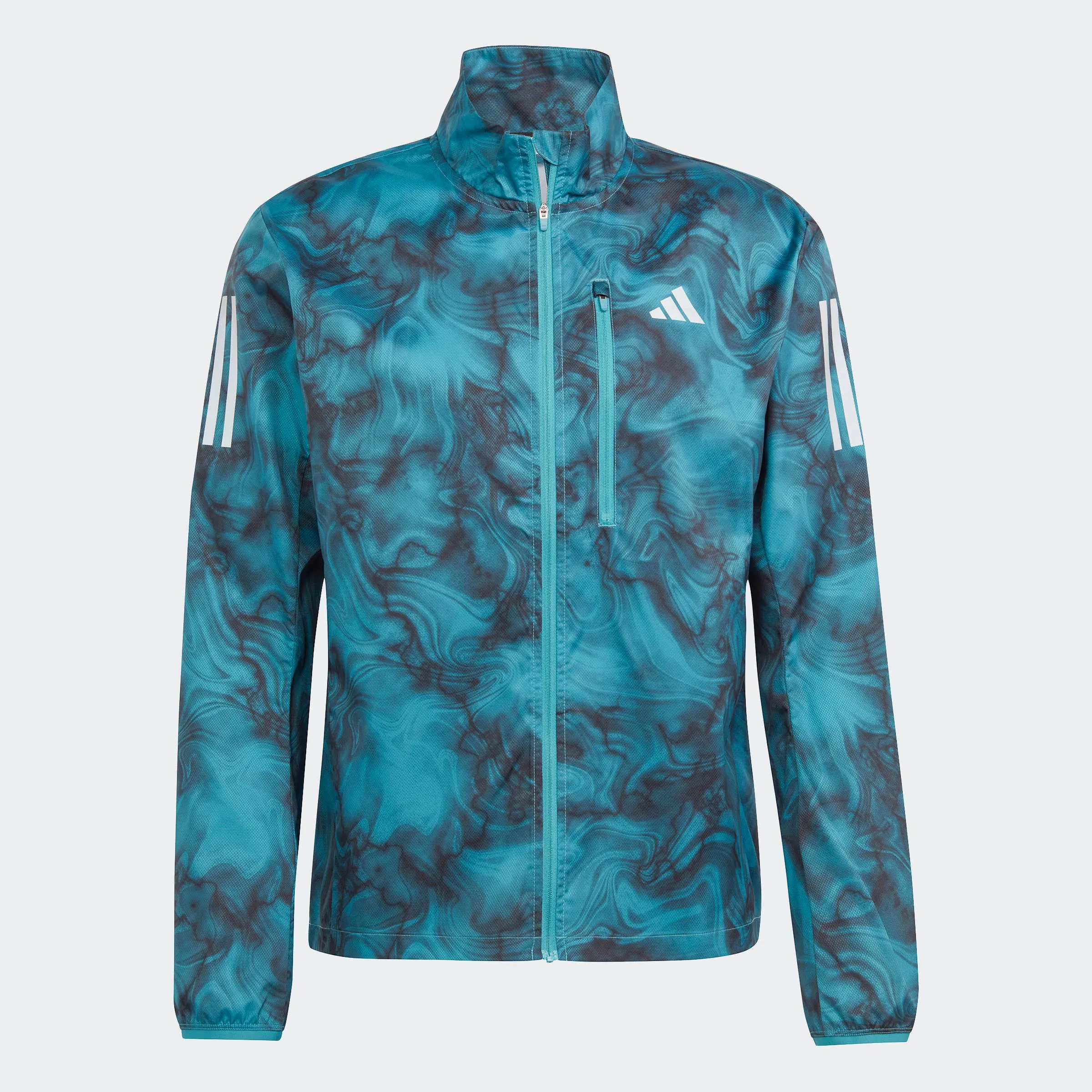 Limited Edition product family bonding adidas Own the Run Allover Print Jacket | Men's