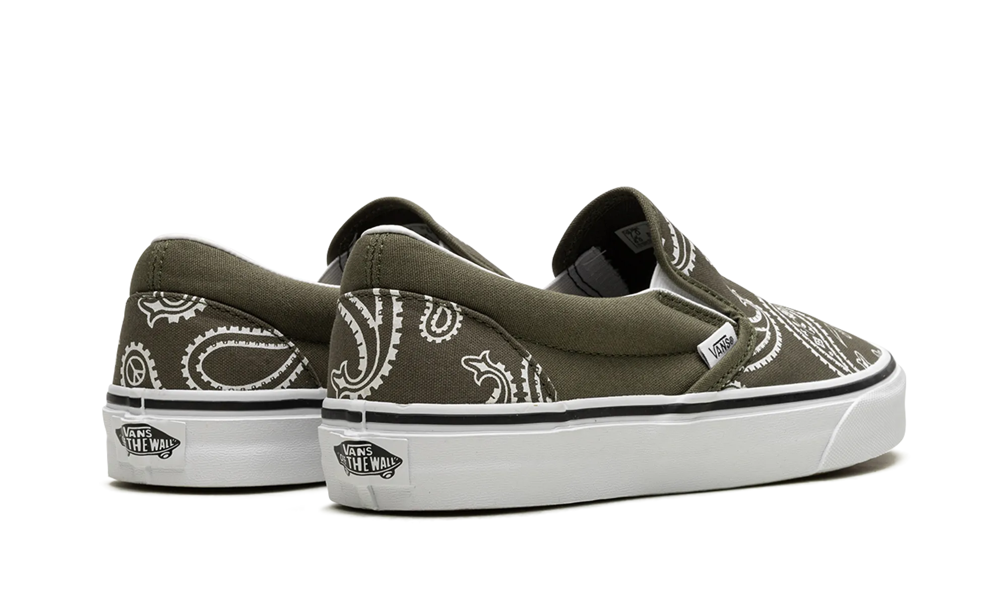 Travel Light Ankle Support Classic Slip-On "Peace Paisley"