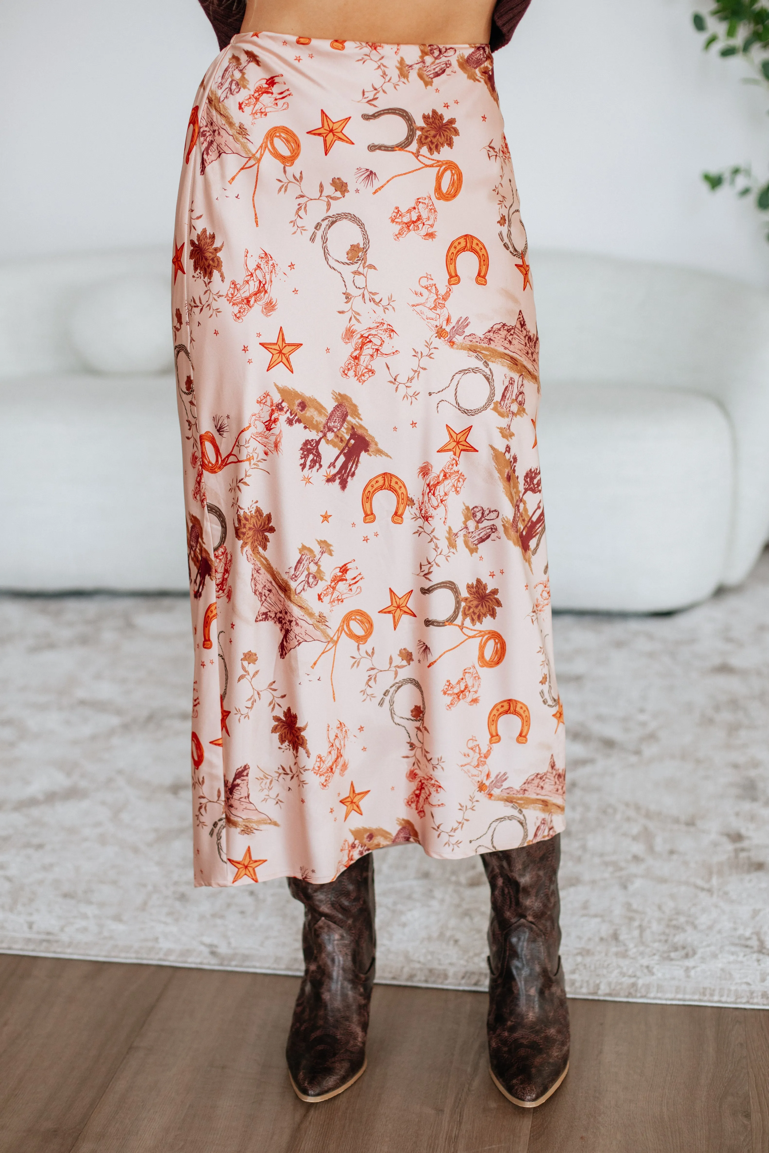 Mini length Smart Comfort Cowgirl Aura Skirt