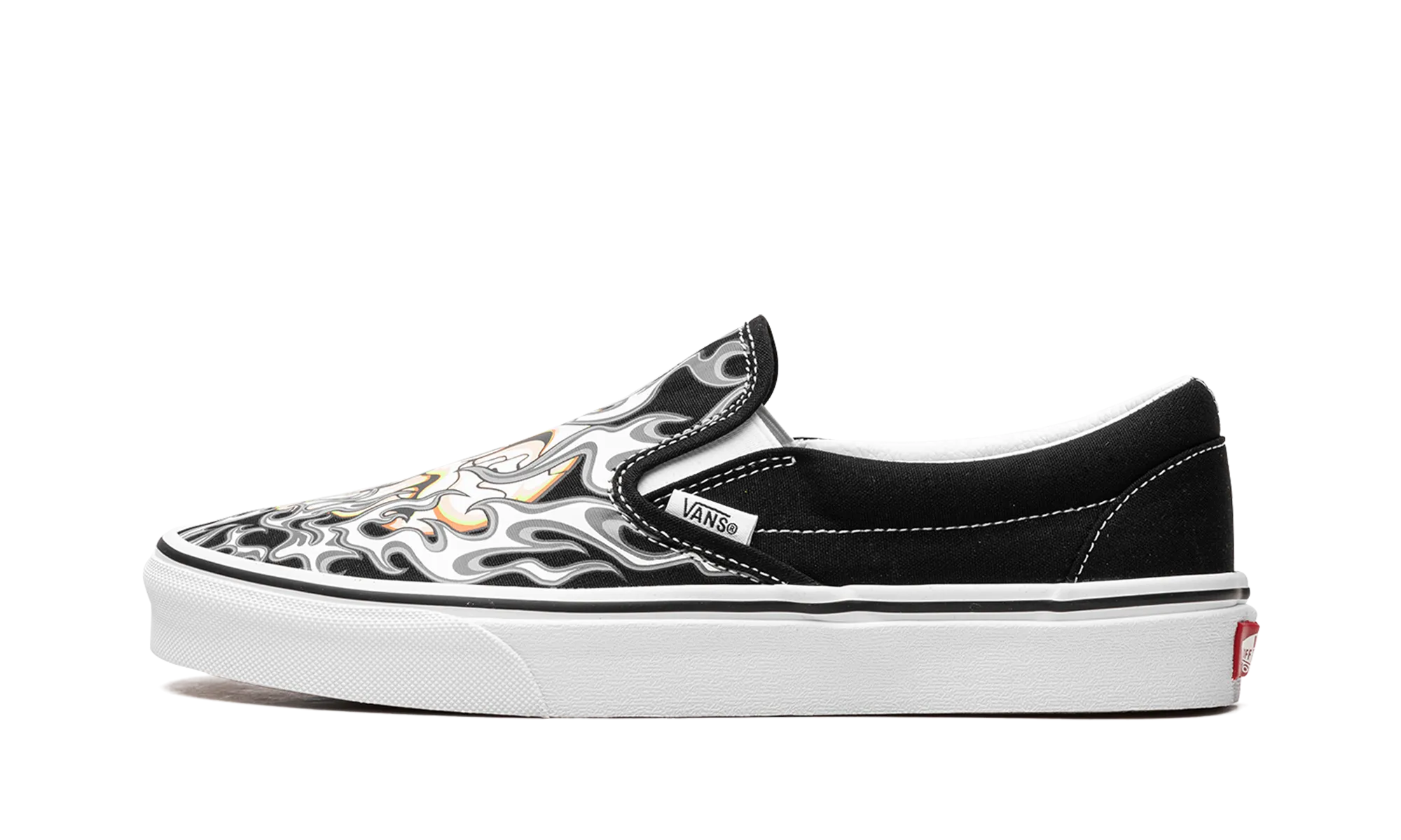 Classic Slip On "Flame Skull" Comfortable Insole