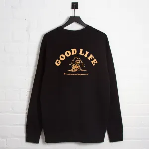 Good Life - Sweatshirt - Black Tailored Fit